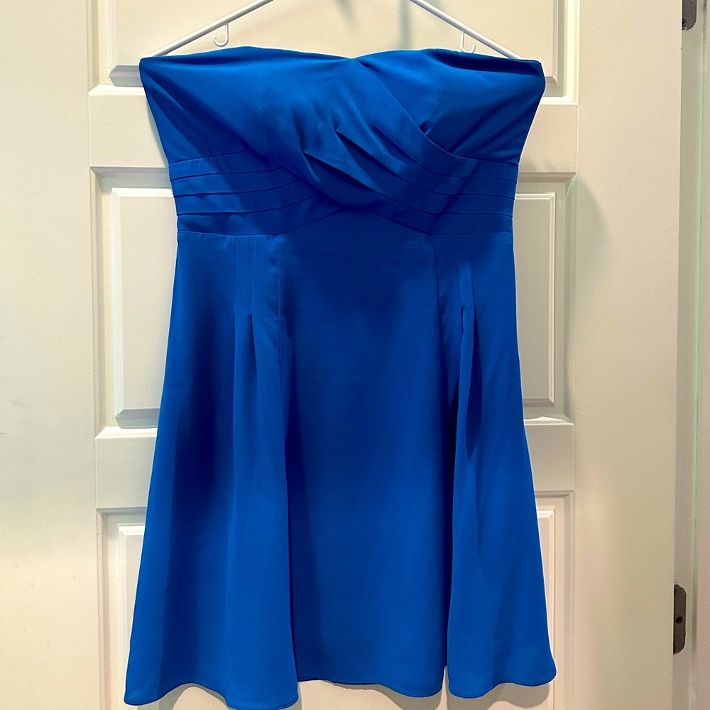 Strapless Chiffon Dress